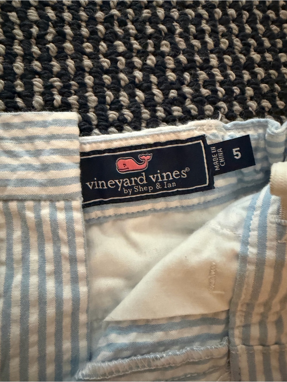 Vineyard Vines Boys seersucker pants size 5